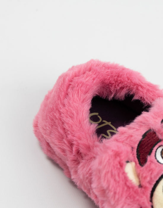 Disney Toy Story Lotso Girls Pink Slip On Loafer Slippers