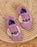 Lilo & Stitch Angel Girls Purple Slip On Loafer Slippers