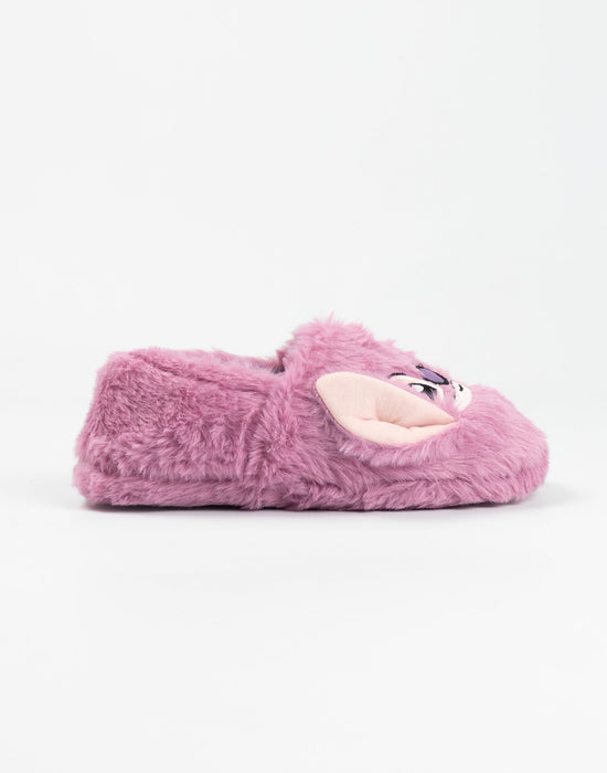 Lilo & Stitch Angel Girls Purple Slip On Loafer Slippers