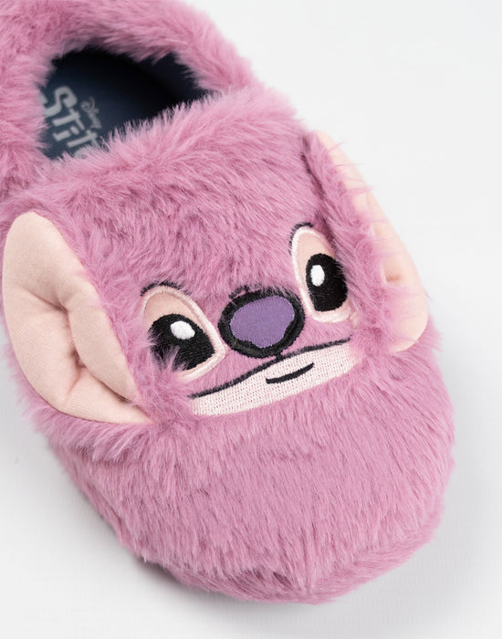Lilo & Stitch Angel Girls Purple Slip On Loafer Slippers