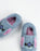 Lilo & Stitch Character Face Girls Blue Slip On Loafer Slippers
