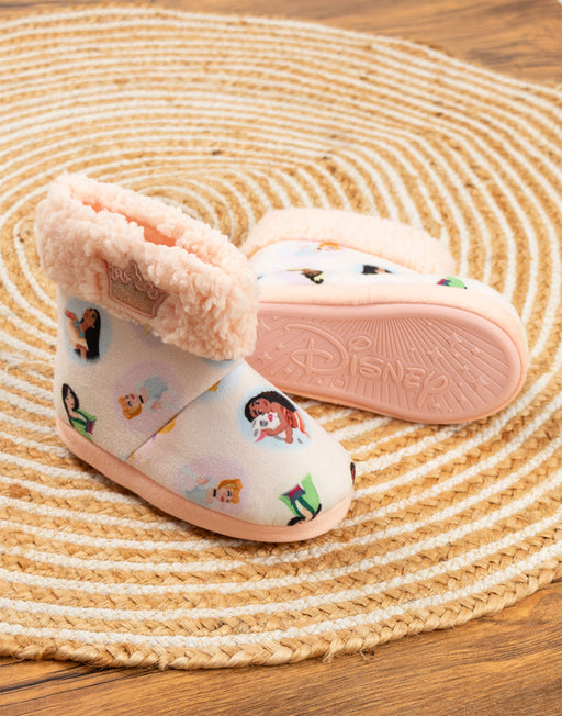 Disney Princesses Girls Pink Slipper Boots