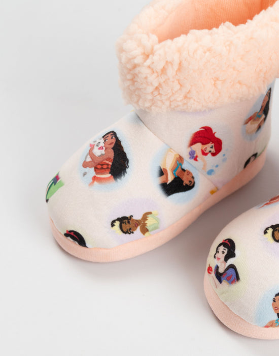 Disney Princesses Girls Pink Slipper Boots