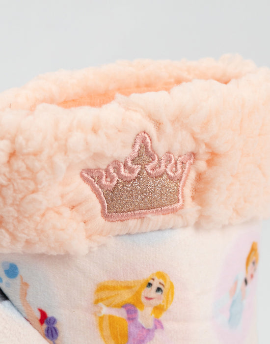 Disney Princesses Girls Pink Slipper Boots