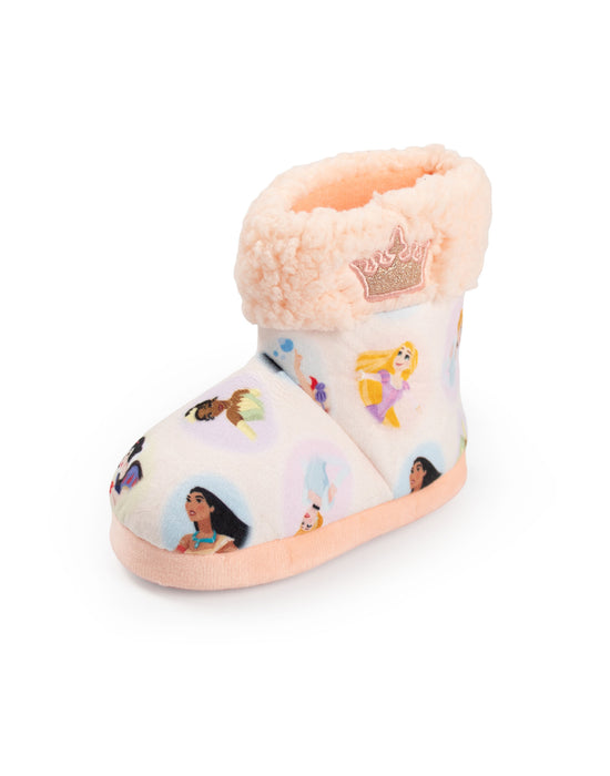 Disney Princesses Girls Pink Slipper Boots