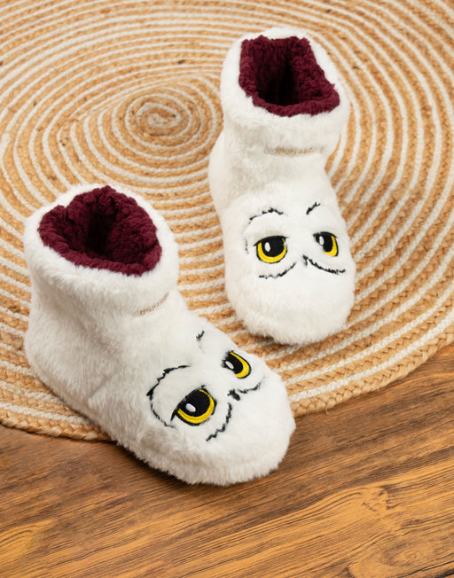 Harry Potter Hedwig Girls White Slipper Boots