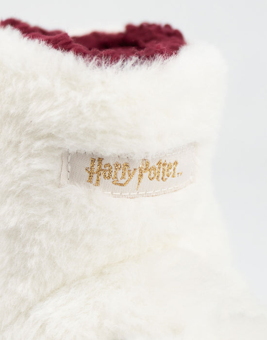 Harry Potter Hedwig Girls White Slipper Boots