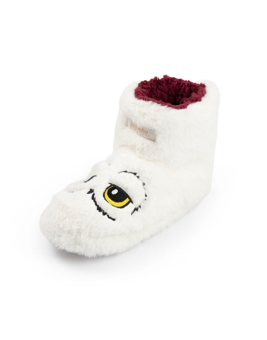 Harry Potter Hedwig Girls White Slipper Boots
