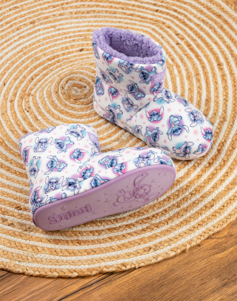 Lilo & Stitch Character AOP Girls Multicoloured Slipper Boots