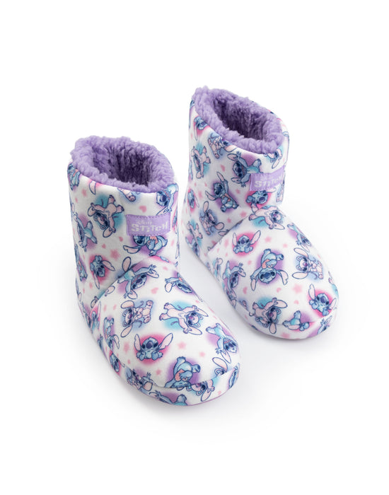 Lilo & Stitch Character AOP Girls Multicoloured Slipper Boots
