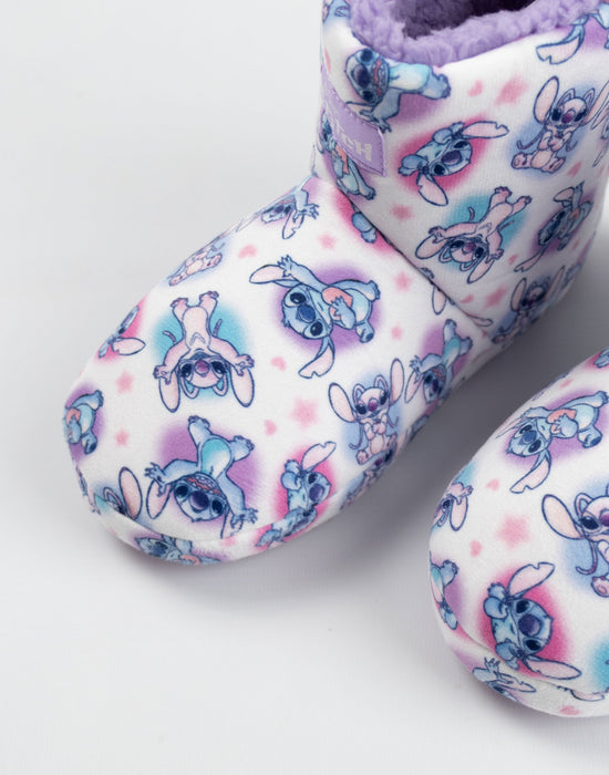 Lilo & Stitch Character AOP Girls Multicoloured Slipper Boots