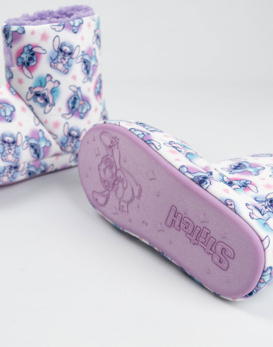 Lilo & Stitch Character AOP Girls Multicoloured Slipper Boots