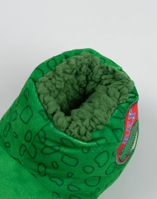 Disney Toy Story Rex Unisex Kids Green Slipper Boots
