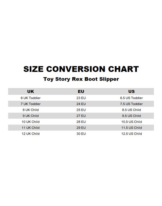 Disney Toy Story Rex Unisex Kids Green Slipper Boots