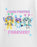 Bluey Fairy Friends Forever Girls White Short Sleeved T-Shirt