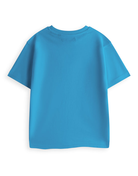Bluey Jump Unisex Kids Blue Short Sleeved T-Shirt