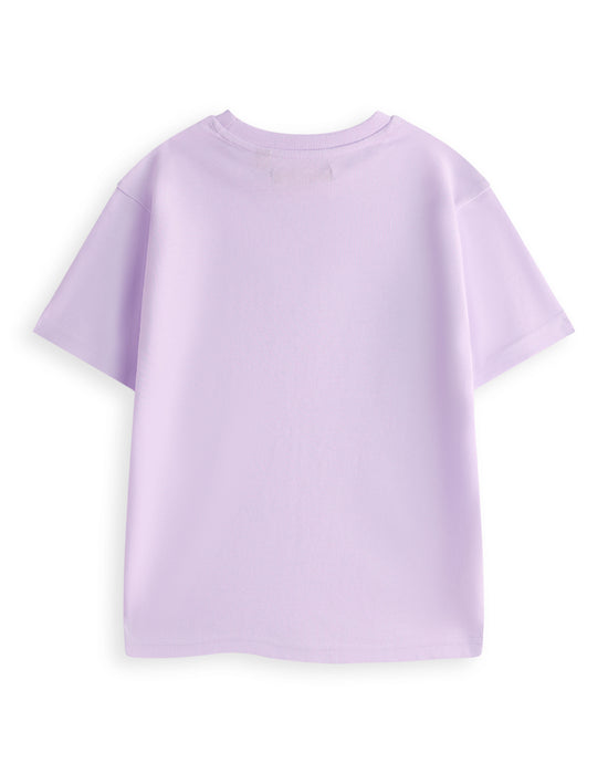 Bluey For Real Life Girls Purple Short Sleeved T-Shirt