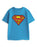 DC Comics Classic Logo Boys Blue Short Sleeved T-Shirt