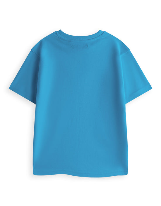 DC Comics Classic Logo Boys Blue Short Sleeved T-Shirt