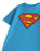 DC Comics Classic Logo Boys Blue Short Sleeved T-Shirt