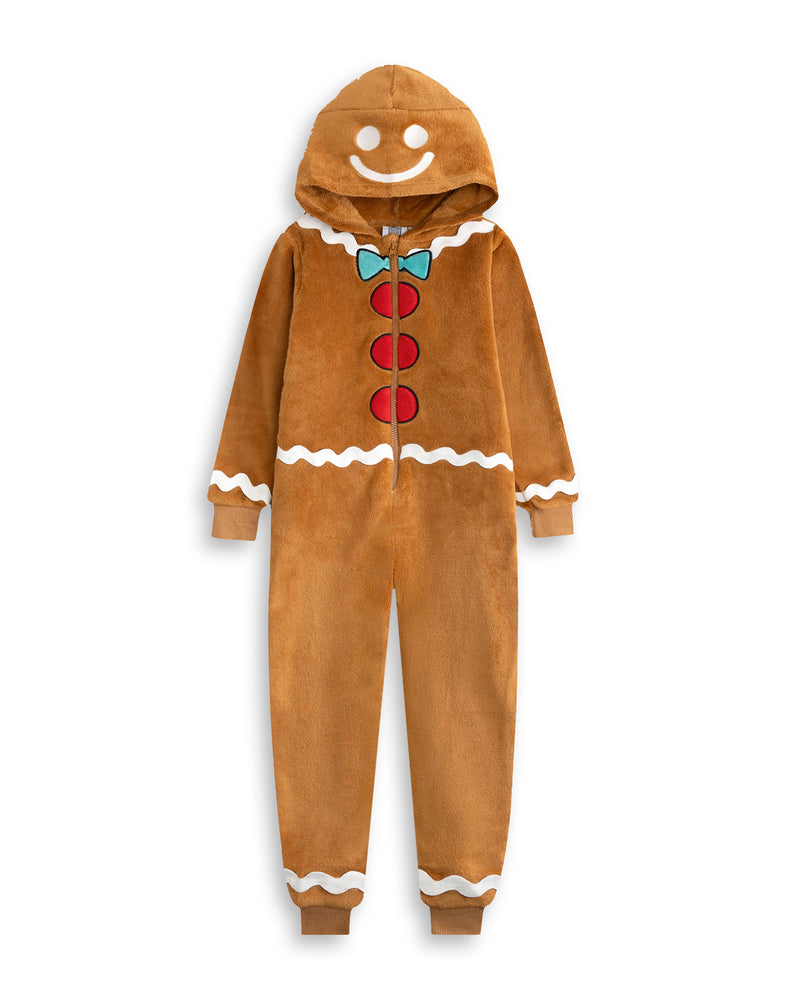 Show Me The Merch Gingerbread Unisex Kids Brown Onesie