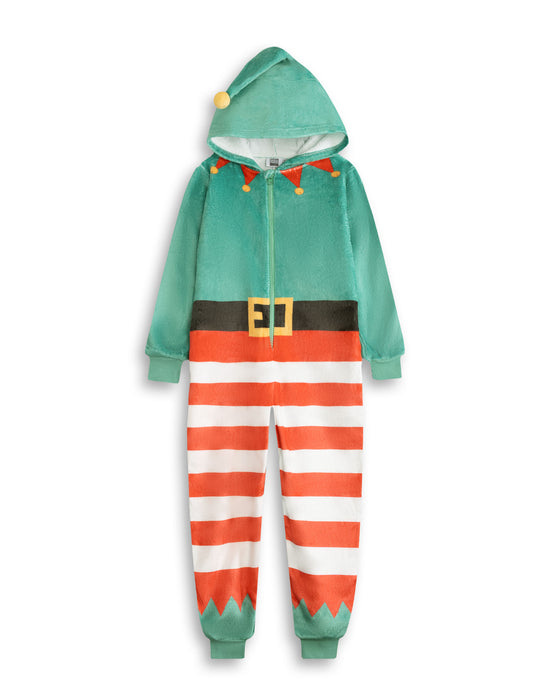 Show Me The Merch Elf Unisex Kids Green Onesie