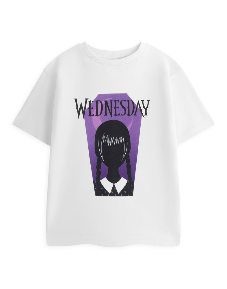 Wednesday Coffin Girls White Short Sleeved T-Shirt