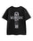 Wednesday Polka Dot Girls Black Short Sleeved T-Shirt