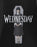Wednesday Polka Dot Girls Black Short Sleeved T-Shirt