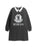 Wednesday Unitas Est Invicta Girls Black Sweatshirt Dress