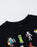 Minecraft Sprites Boys Black Short Sleeved T-Shirt