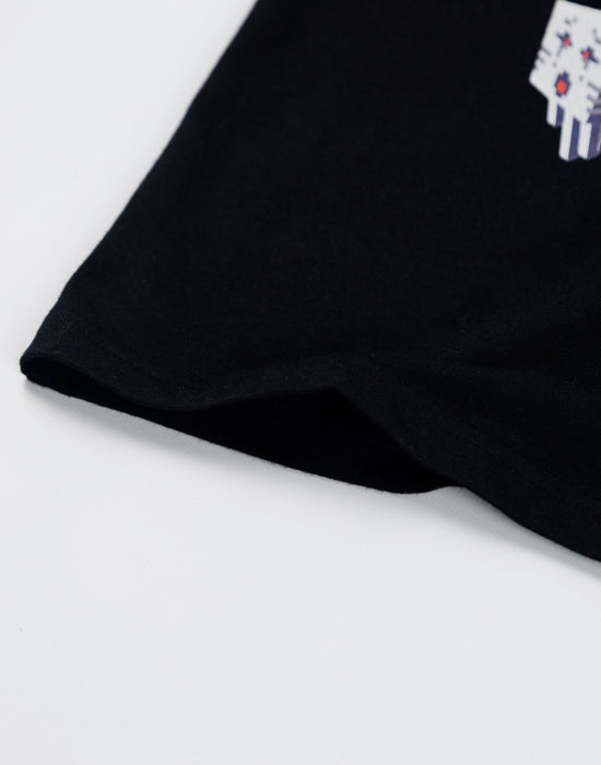 Minecraft Sprites Boys Black Short Sleeved T-Shirt