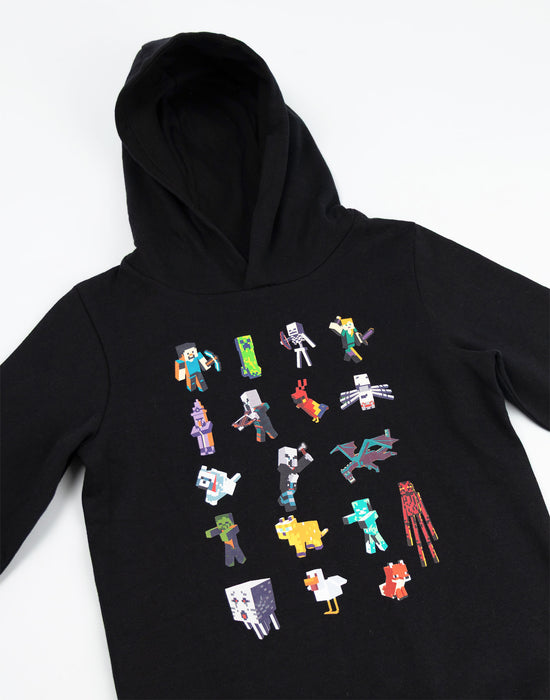 Minecraft Sprites Boys Black Hoodie