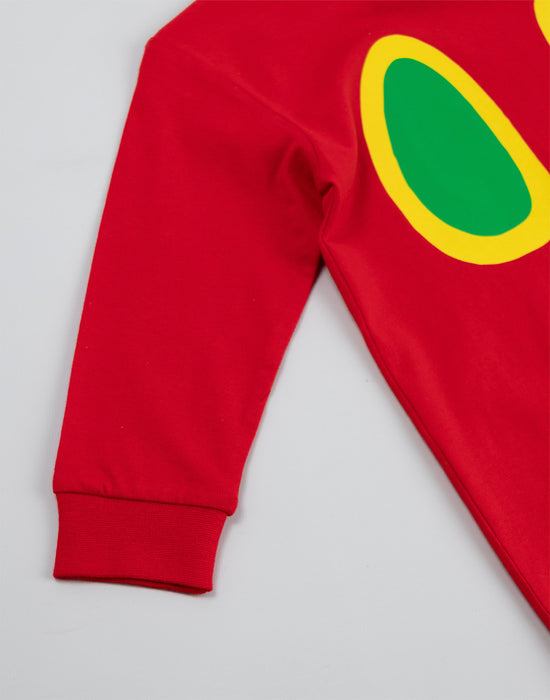 Eric Carle The Very hungry Caterpillar Unisex Kids Red Long Sleeve Long Leg Pyjama Set