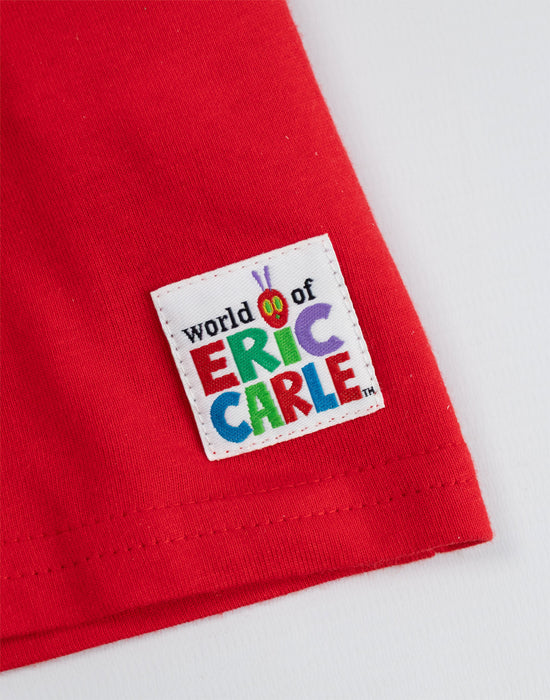 Eric Carle The Very hungry Caterpillar Unisex Kids Red Long Sleeve Long Leg Pyjama Set
