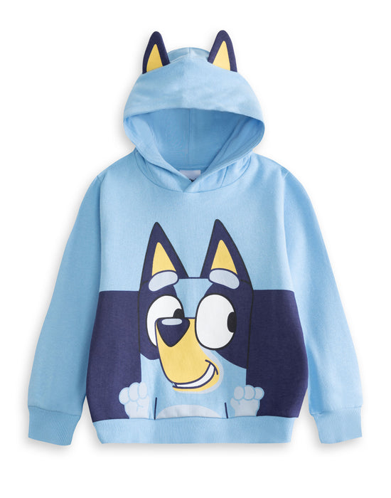 Bluey Character Unisex Kids Blue Hoodie