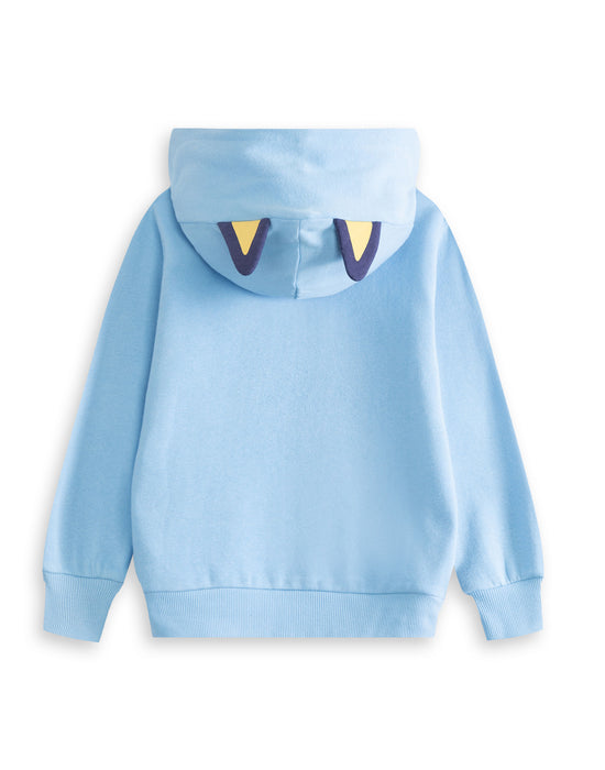 Bluey Character Unisex Kids Blue Hoodie