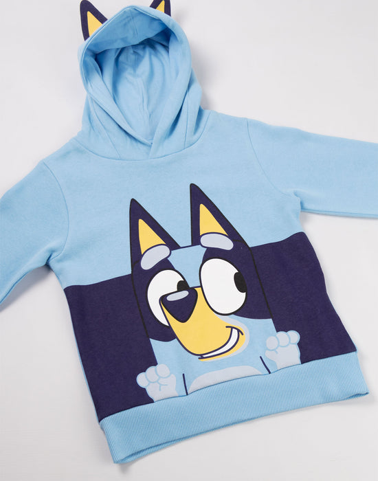 Bluey Character Unisex Kids Blue Hoodie