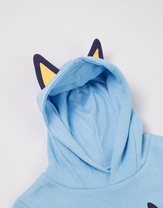 Bluey Character Unisex Kids Blue Hoodie