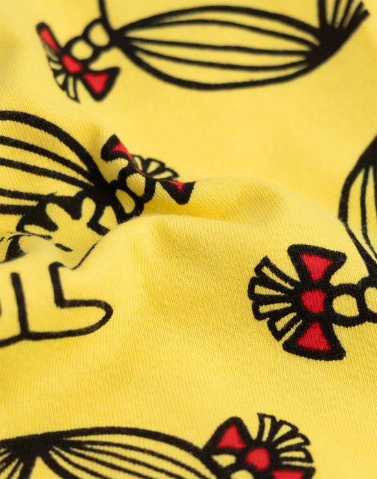 Mr. Men & Little Miss Sunshine Girls Yellow Long Sleeve Long Leg Pyjama Set