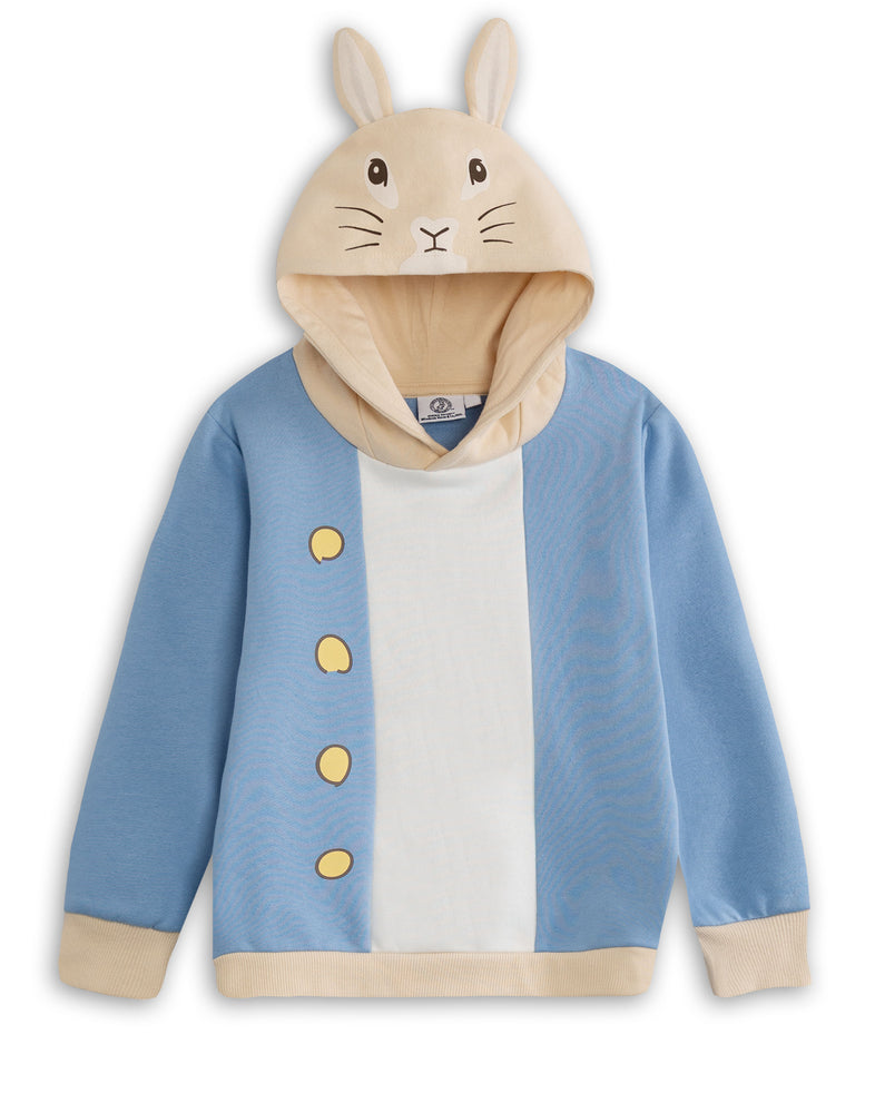 Peter Rabbit Character Unisex Kids Blue Hoodie