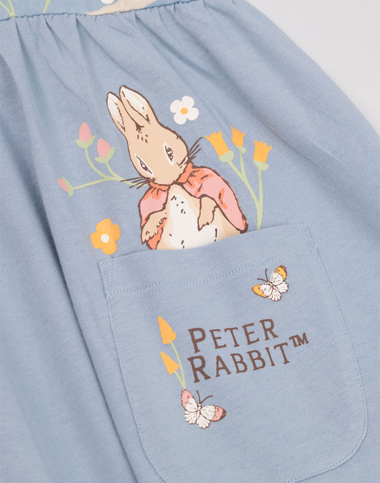 Peter Rabbit Stripey Girls Blue Dress