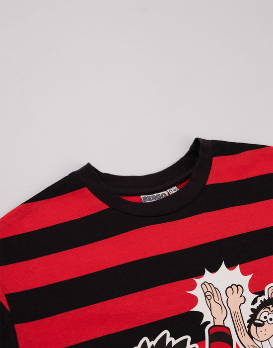 Beano Dennis The Menace Boys Red Short Sleeved T-Shirt
