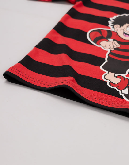 Beano Dennis The Menace Boys Red Short Sleeved T-Shirt
