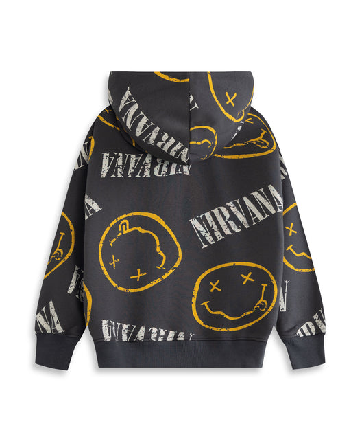 Nirvana Logo Unisex Kids Grey Sweatshirt and Joggers Set
