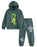 Minecraft Creeper Boys Green Sweatshirt and Joggers Set