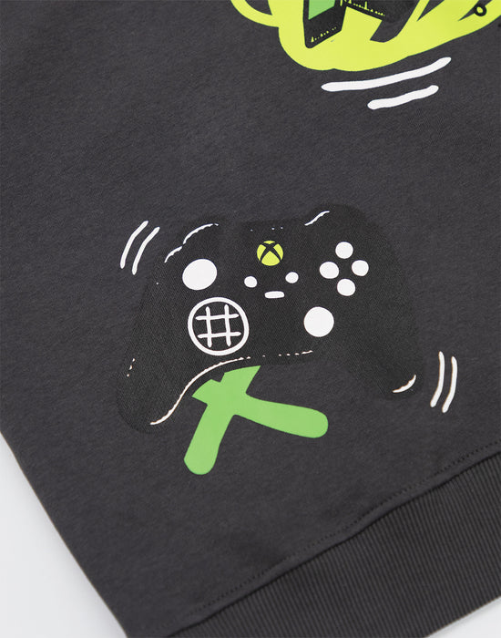 Xbox Logo Boys Grey Sweatshirt and Joggers Set
