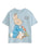Peter Rabbit Character Unisex Kids Blue Short Sleeved T-Shirt