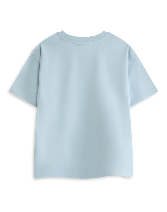 Peter Rabbit Character Unisex Kids Blue Short Sleeved T-Shirt