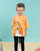 The Tiger Who Came To Tea Multi Character Boys Peach Short Sleeved T-Shirt